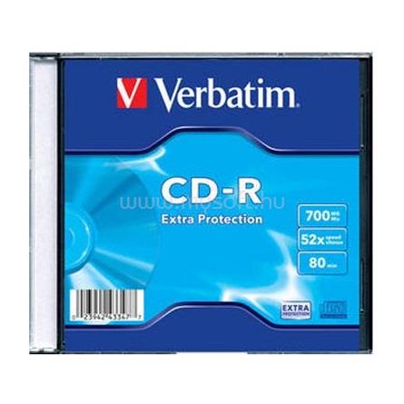 VERBATIM CD-R írható CD lemez 700MB vékony tok