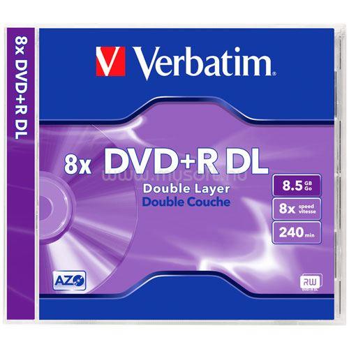 VERBATIM DVD+R 8.5GB 8X Doublelayer DVD lemez