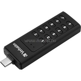 VERBATIM KEYPAD SECURE USB 3.1 USB-C 64GB pendrive VERBATIM_49431 small