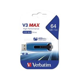 VERBATIM Pendrive, 64GB, USB 3.0, 175/80 MB/sec, "V3 MAX" (kék-fekete) VERBATIM_49807 small