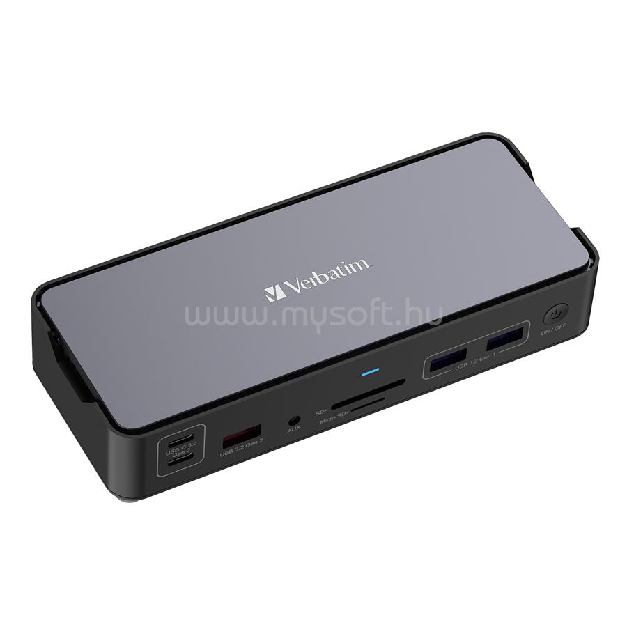 VERBATIM USB-C Pro Docking Station 15-in-1 100W PD