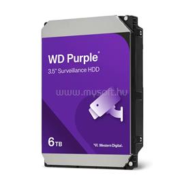 WESTERN DIGITAL HDD 6TB 3.5" SATA 5400RPM 256MB PURPLE SURVEILLANCE WD64PURZ small