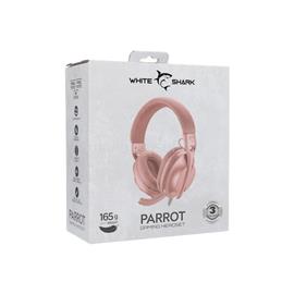 WHITE SHARK PARROT-P, GH-2440P vezetékes gamer headset (rózsaszín) GH-2440P small