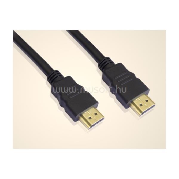 WIRETEK kábel HDMI Összekötő 5m, Male/Male, v2.0, Aranyozott