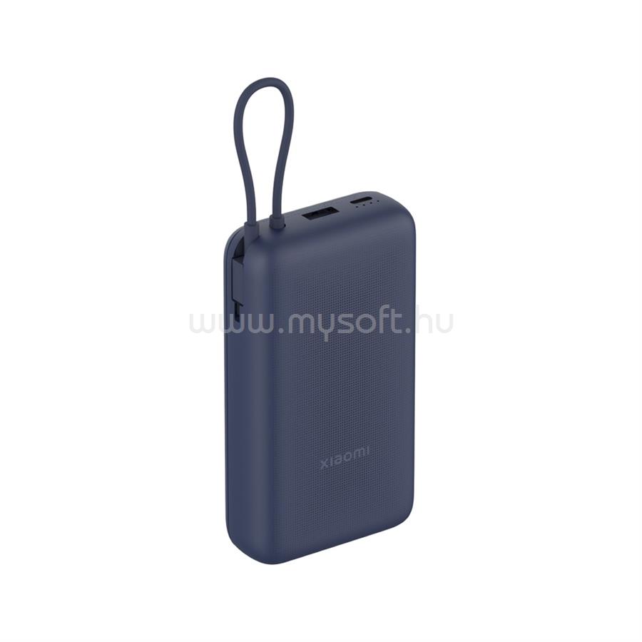 XIAOMI 33W Power Bank 20000mAh Integrated Cable (kék)