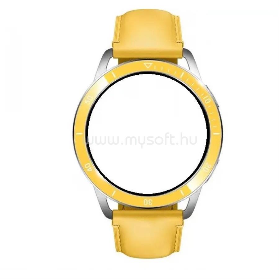 XIAOMI Watch S3 Bezel Chrome Yellow okosóra körgyűrű