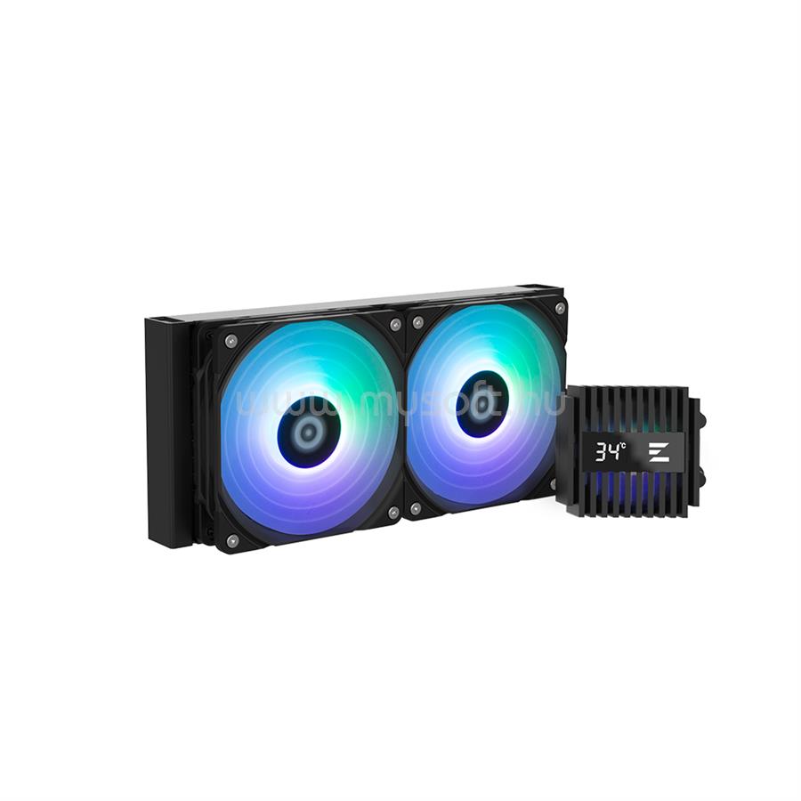 ZALMAN ALPHA2 A24 Univerzális vízhűtés 240mm (Fekete)