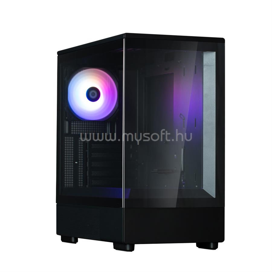 ZALMAN P10 fekete (táp nélküli) ablakos mATX ház